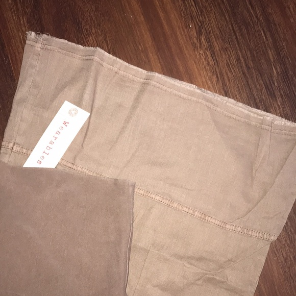 ❌SOLD❌ XCVI Wearables Linen / Cotton Blend Garni Cropped Pants NWT - Picture 7 of 8